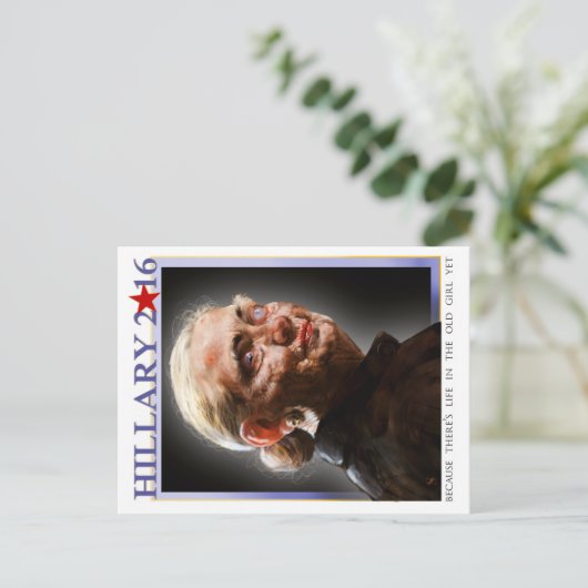 Carte postale Hillary 2016 (Debout devant)