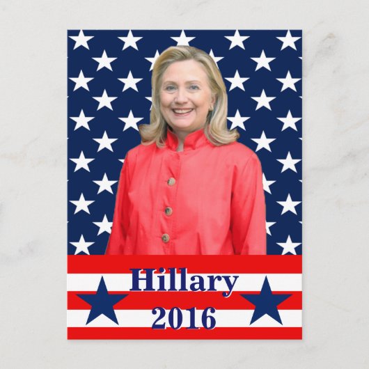 Carte Postale Hillary 2016 (Devant)