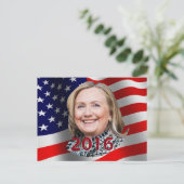Carte postale Hillary 2016 (Debout devant)