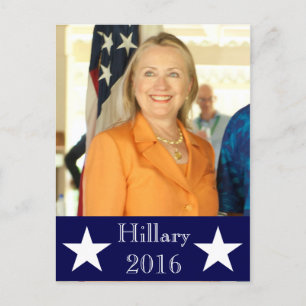 Carte Postale Hillary 2016