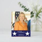 Carte Postale Hillary 2016 (Debout devant)