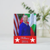 Carte Postale Hillary 2016 (Debout devant)