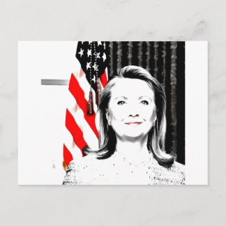 Carte Postale Hillary Clinton 2016