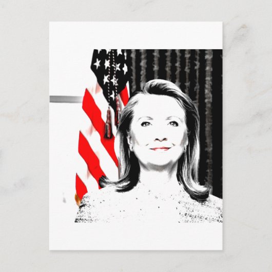 Carte Postale Hillary Clinton 2016 (Devant)