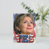 Carte Postale Hillary Clinton 2016 (Debout devant)
