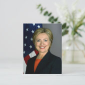 Carte Postale Hillary Clinton Portrait officiel (Debout devant)