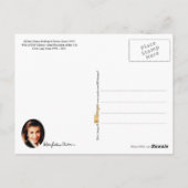 Carte Postale Hillary Clinton, Première Dame des Etats-Unis (Dos)