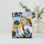 Carte Postale Hillary pour le président 2016 (Debout devant)