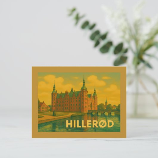 Carte Postale Hillerød Castle Denmark (Debout devant)