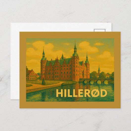 Carte Postale Hillerød Castle Denmark (Devant / Derrière)