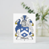 Carte Postale Hilliard Family Crest (Debout devant)