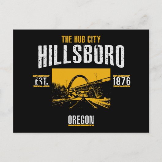 Carte Postale Hillsboro (Devant)