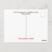 Carte Postale Hilma af Klint (Dos)