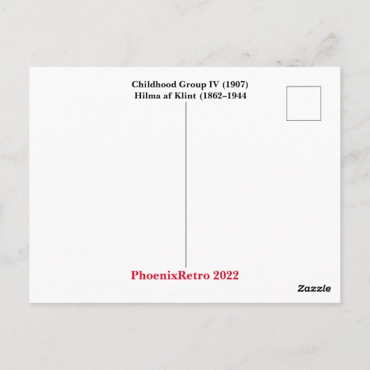 Carte postale Hilma af Klint (Dos)