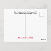 Carte postale Hilma af Klint (Dos)