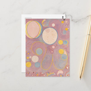 Carte Postale Hilma Af Klint, Le Dix Plus Grand No8, Art Abstrai