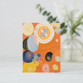 Carte Postale Hilma af Klint - Les dix plus grands, No.3, Jeunes (Debout devant)