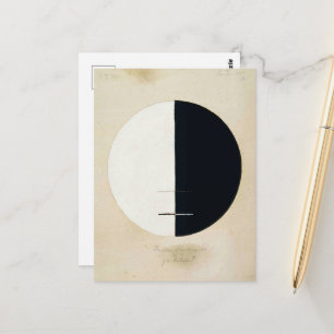 Carte Postale Hilma Af Klint, Point de vue de Bouddha, Art Abstr