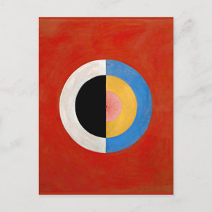 Carte Postale Hilma af Klint, Svanen, n° 17, oeuvre colorée