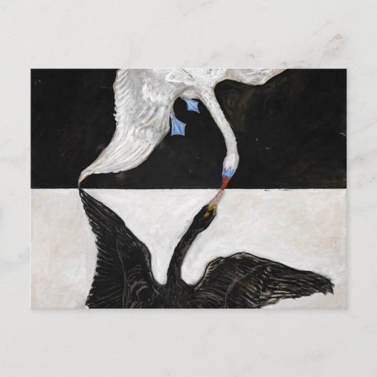 Carte Postale Hilma Af Klint Swan no 1 (Devant)