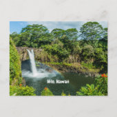 Carte Postale Hilo, Cascade tropicale de Rainbow Falls à Hawaii (Devant)
