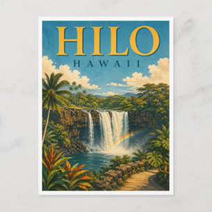 Carte Postale Hilo Hawaii Rainbow Falls GeoSaga