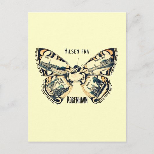 Carte Postale Hilsen Fra Kobenhavn - Salutations de Copenhague (Devant)