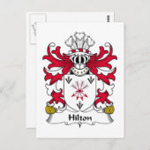 Carte Postale Hilton Family Crest (Devant / Derrière)