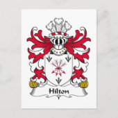 Carte Postale Hilton Family Crest (Devant)