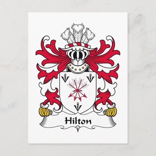 Carte Postale Hilton Family Crest (Devant)