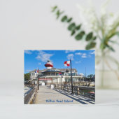 Carte Postale Hilton Head Island Harbour Town Pier & Lighthouse (Debout devant)