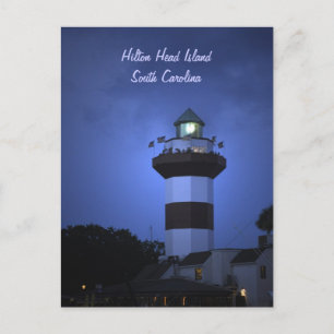 Carte Postale Hilton Head Island Lighthouse en Caroline du Sud