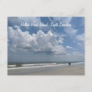 Carte Postale Hilton Head Island South Carolina Beach Nuages