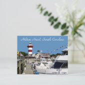 Carte postale Hilton Head, SC Harbour Town Lightho (Debout devant)