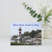 Carte postale Hilton Head, SC Harbour Town Lightho (Debout devant)