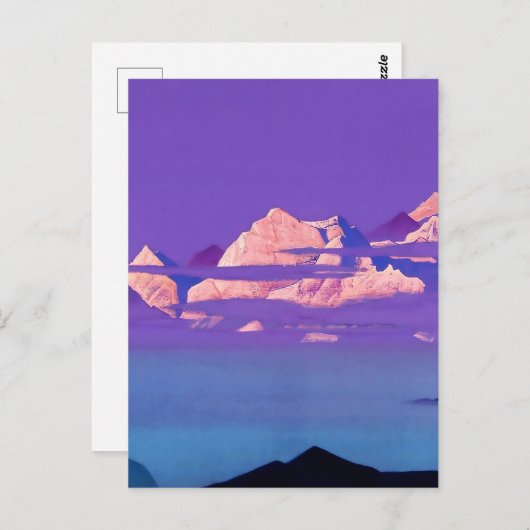 Carte Postale « Himalayas 1933 » de Nicholas Roerich (Devant / Derrière)