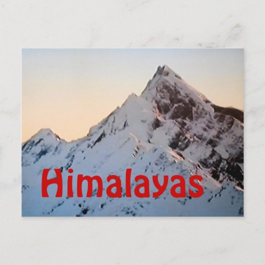 Carte postale Himalayas Everest (Devant)