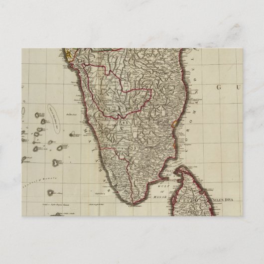 Carte Postale Hindoostan sud (Devant)