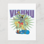 Carte Postale Hindou Vishnu Sanglier (Devant)