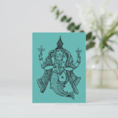 Carte Postale Hindouisme : Vishnu (Debout devant)