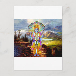 CARTE POSTALE HINDU DIOD VISHNU