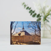 Carte postale Hingham Massachusetts Old Ship Churc (Debout devant)