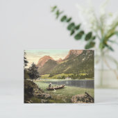 Carte Postale Hintersee, vue générale, Haute-Bavière, Allemagne (Debout devant)