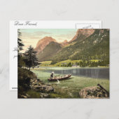 Carte Postale Hintersee, vue générale, Haute-Bavière, Allemagne (Devant / Derrière)