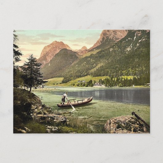 Carte Postale Hintersee, vue générale, Haute-Bavière, Allemagne (Devant)