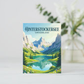 Carte Postale Hinterstockersee Suisse (Debout devant)
