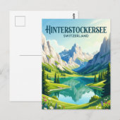 Carte Postale Hinterstockersee Suisse (Devant / Derrière)