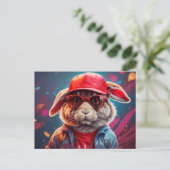 Carte Postale Hip Bunny | (Debout devant)