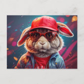 Carte Postale Hip Bunny | (Devant)