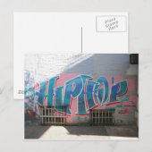 Carte Postale hip hop (Devant / Derrière)